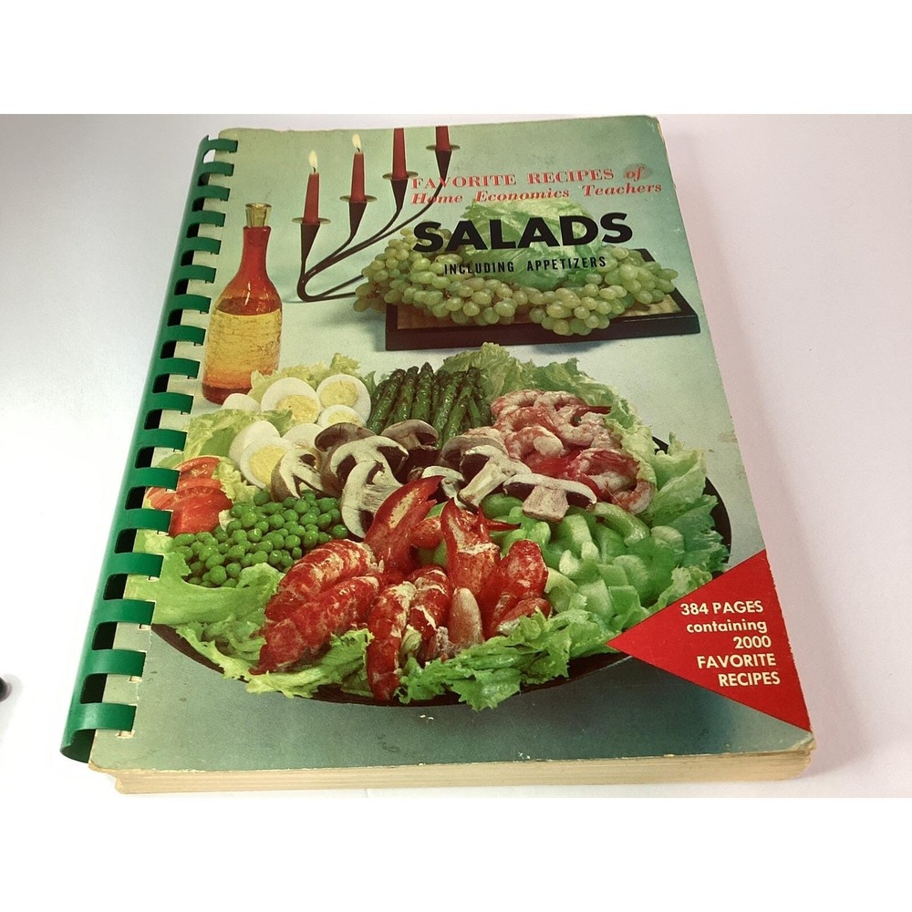 Vtg Home Economics Teacher Cookbook Salads & Appetizers Favorite Recipes